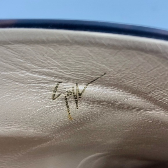 Giuseppe Zanotti Patent Leather Ankle Boots Tortoise Shell Heels Booties 38 US 8 - Picture 10 of 16